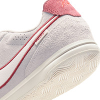 Nike Tiempo Streetgato Premium Chaussures de Foot Street Gris Blanc Bordeaux