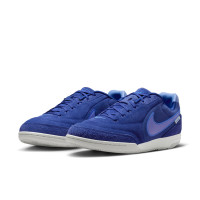 Nike Tiempo Streetgato Premium Chaussures de Foot Street Bleu Bleu-Violet Bleu Clair