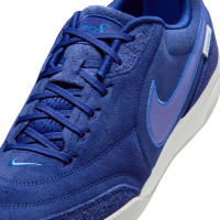 Nike Tiempo Streetgato Premium Chaussures de Foot Street Bleu Bleu-Violet Bleu Clair