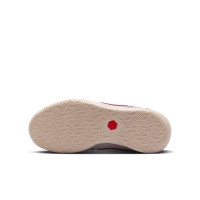 Nike Tiempo Streetgato Premium Chaussures de Foot Street Enfants Gris Blanc Bordeaux