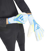 adidas Predator Pro Keepershandschoenen Blauw Lichtblauw Neongeel