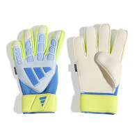 adidas Predator Match Fingersave Keepershandschoenen Lichtblauw Blauw Neongeel