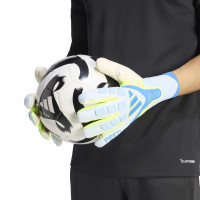 adidas Predator Pro PC Gants de Gardien de But Bleu Clair Bleu Néon Jaune