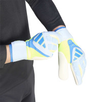 adidas Predator Competition Keepershandschoenen Lichtblauw Blauw Neongeel