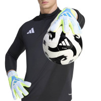 adidas Predator Competition Keepershandschoenen Lichtblauw Blauw Neongeel