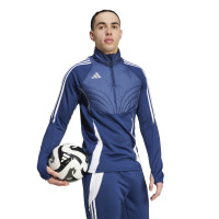 adidas Tiro 24 Winterized Trainingstrui 1/4-Zip Donkerblauw Wit