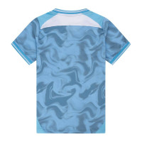 Cruyff Defense T-Shirt Kids Blauw Lichtblauw