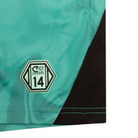 Cruyff Defense Zomerset Kids Turquoise Zwart