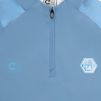 Survêtement Cruyff Defense 1/4-Zip pour Enfants, bleu, bleu clair