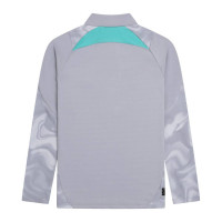 Survêtement Cruyff Defense 1/4 Zip pour Enfants, gris clair, noir, bleu clair