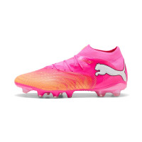PUMA Future 9 Pro Gras / Kunstgras Voetbalschoenen (MG) Felroze Blauw Geel