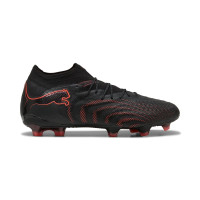 PUMA Future 9 Ultimate Gazon Naturel Chaussures de Foot (FG) Noir Rouge