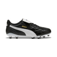 PUMA King Top Gras / Kunstgras Voetbalschoenen (MG) Zwart Goud Wit