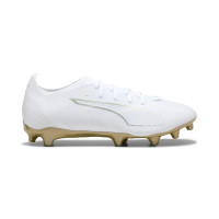 PUMA Ultra 6 Match Gazon Naturel Artificiel (MG) Blanc Doré