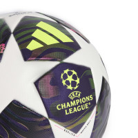 adidas UEFA Champions League League Final Ballon de Foot Street Taille 5 2025-2026 Mauve Blanc Jaune