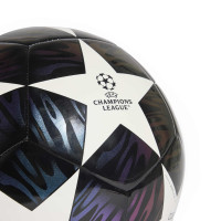 adidas UEFA Champions League Club Final Ballon de Foot Taille 5 2025-2026 Noir Blanc Mauve