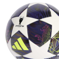 adidas UEFA Champions League Final Mini Ballon de Foot Taille 1 2025-2026 Mauve Blanc Jaune