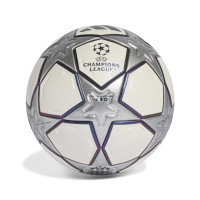 adidas UEFA Champions League Pro 25 Years Anniversary Ballon de Foot Taille 5 Blanc Argenté Bleu