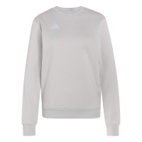 Sweat-shirt adidas Entrada 26 pour femmes, gris et blanc