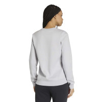 Sweat-shirt adidas Entrada 26 pour femmes, gris et blanc