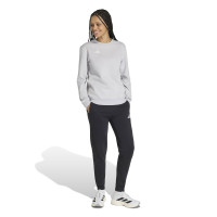 Sweat-shirt adidas Entrada 26 pour femmes, gris et blanc