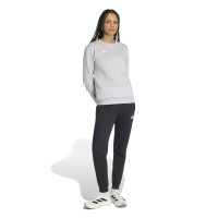 Sweat-shirt adidas Entrada 26 pour femmes, gris et blanc
