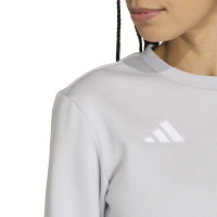 Sweat-shirt adidas Entrada 26 pour femmes, gris et blanc