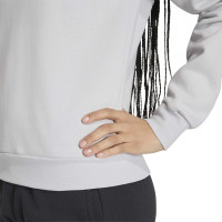 Sweat-shirt adidas Entrada 26 pour femmes, gris et blanc