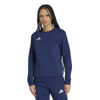 adidas Entrada 26 Crew Sweater Joggingpak Dames Donkerblauw Wit