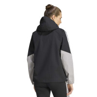 Veste de pluie adidas Tiro 26 pour Femmes, noir et gris