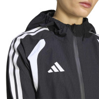 Veste de pluie adidas Tiro 26 pour Femmes, noir et gris