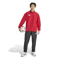 adidas Entrada 26 Presentatie Trainingsjack Rood Wit