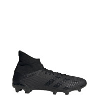 adidas PREDATOR 20.3 Gras Voetbalschoenen (FG) Zwart Zwart Grijs