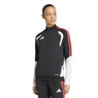Veste d'entraînement adidas Tiro 26 Competition pour Femmes, noir, blanc, rouge