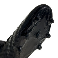 Chaussure de Chaussures de Foot adidas PREDATOR 20.3 Grass (FG) Noir Noir Gris