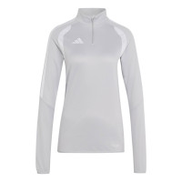 Haut d'entraînement adidas Tiro 26 League pour femme, gris et blanc