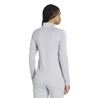 Haut d'entraînement adidas Tiro 26 League pour femme, gris et blanc