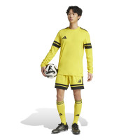 adidas Squadra 25 Voetbalshirt Lange Mouwen Geel Zwart