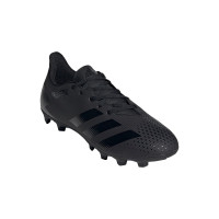 adidas PREDATOR 20.4 Gras / Kunstgras Voetbalschoenen (FxG) Zwart Zwart Grijs