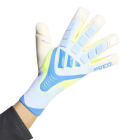 adidas Predator Pro Hyp Gants de Gardien de But Bleu Clair Bleu Néon Jaune