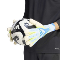 adidas Predator Pro Hyp Gants de Gardien de But Bleu Clair Bleu Néon Jaune