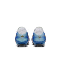 Nike Tiempo Legend 10 Elite IJzeren-Nop Voetbalschoenen (SG) Pro Player Grijs Blauw Roze