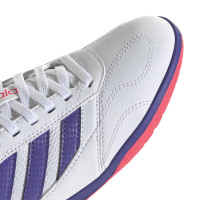 adidas Super Sala III Zaalvoetbalschoenen (IN) Kids Wit Paars Roze