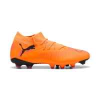 PUMA Future 8 Match Gazon Naturel Artificiel Chaussures de Foot (MG) Orange Rose Noir