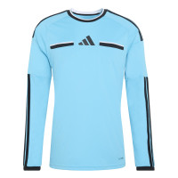 Kit d'arbitre à manches longues adidas REF 26 bleu noir