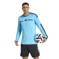 Kit d'arbitre à manches longues adidas REF 26 bleu noir