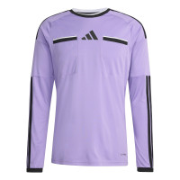 Maillot d'arbitre à manches longues adidas REF 26 violet noir