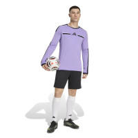 Maillot d'arbitre à manches longues adidas REF 26 violet noir