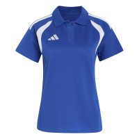 Polo adidas Tiro 26 League pour femmes, bleu et blanc