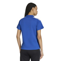 Polo adidas Tiro 26 League pour femmes, bleu et blanc